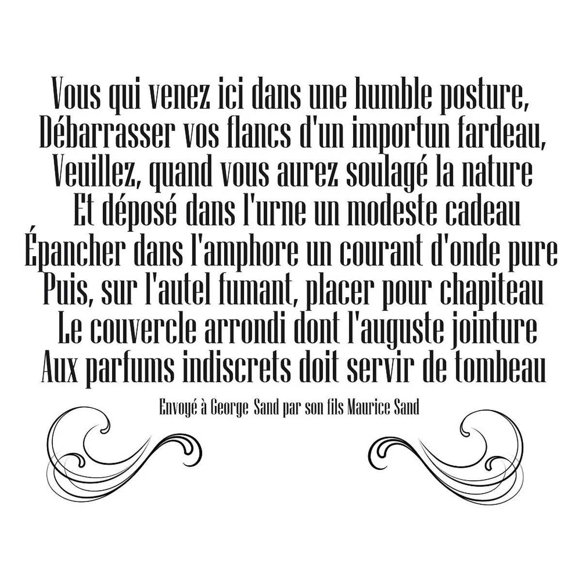 Stickers Citation 68 Cm - Toilettes – Image 2
