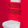Stickers Citation 68 Cm - Toilettes