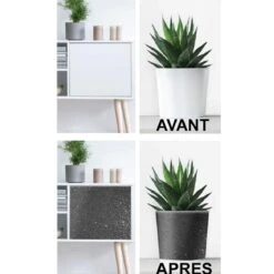 Rouleau Adhésif Pailleté 45 X 150 Cm - Gris