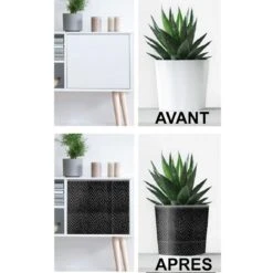 Rouleau Adhésif Peau De Serpent Brillant 45 X 150 Cm - Noir