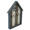 Patère Pour Clés En Bois Maison Du Bonheur 30 Cm