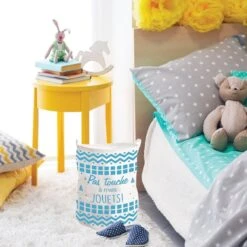 Panière à Linge Ou à Jouets 50 Cm - Pas Touche à Mes Jouets