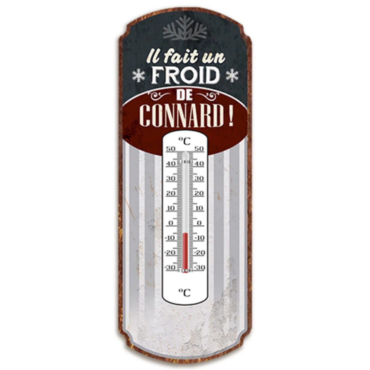 Thermomètre Il Fait Un Froid De Connard 25 Cm – Image 3