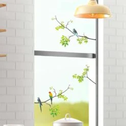 Stickers De Vitres Oiseaux Sur Branches