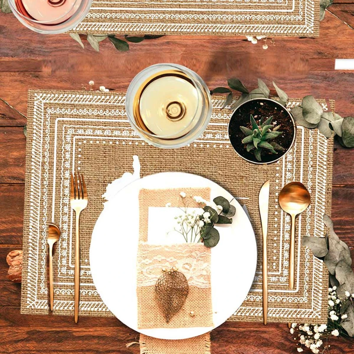 Set De Table En Toile De Jute - CORSICA