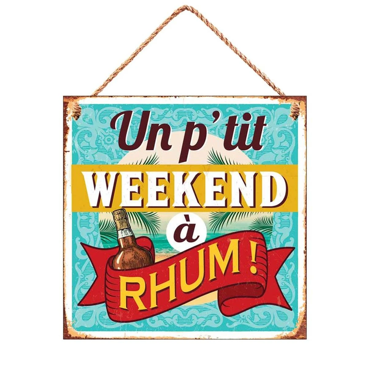 Plaque Décorative Rhum à Suspendre 20 Cm – Image 2