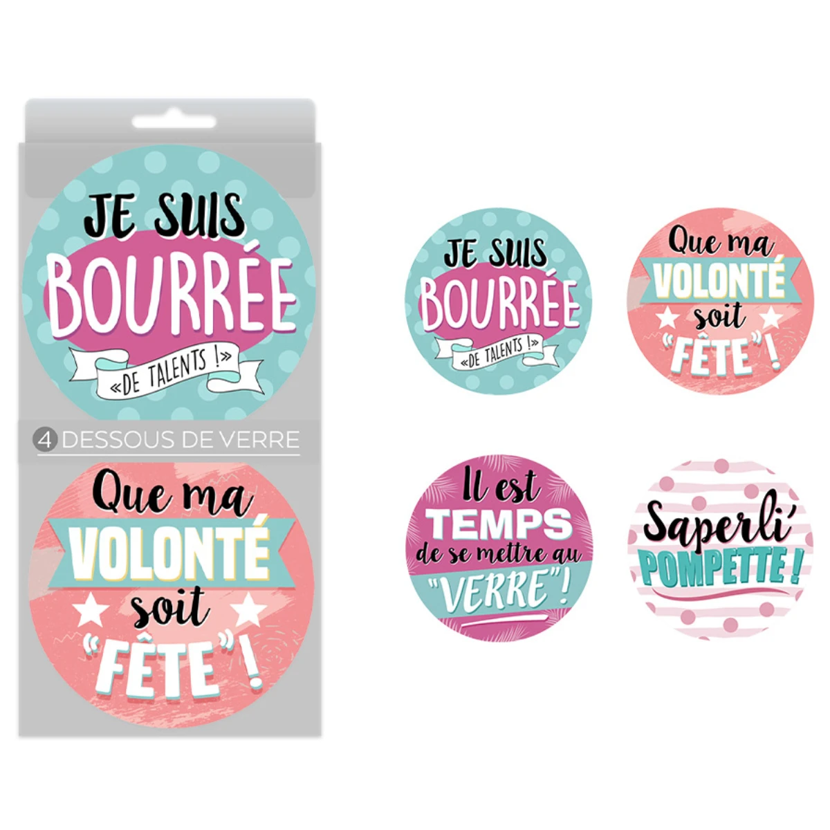 4 Dessous De Verre Fête – Image 2