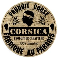 Set De Table Rond En Toile De Jute - Tête De Maure