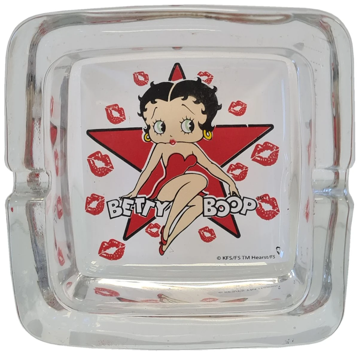 Cendrier En Verre Betty Boop Bisous – Image 2