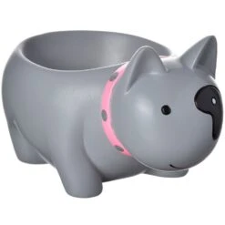 Coquetier Bouledogue En Résine