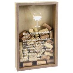 Boîte à Bouchon De Liège - Vin - En Bois
