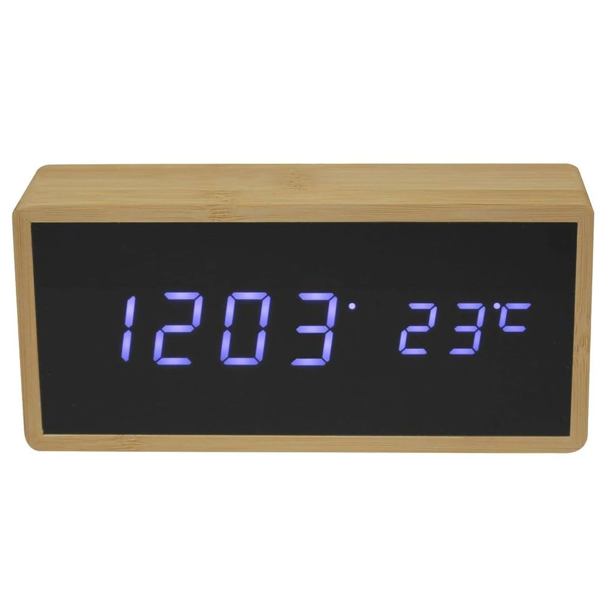 Réveil Bambou Led 15 Cm