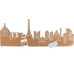 Skyline Mémo En Liège Paris 70 Cm