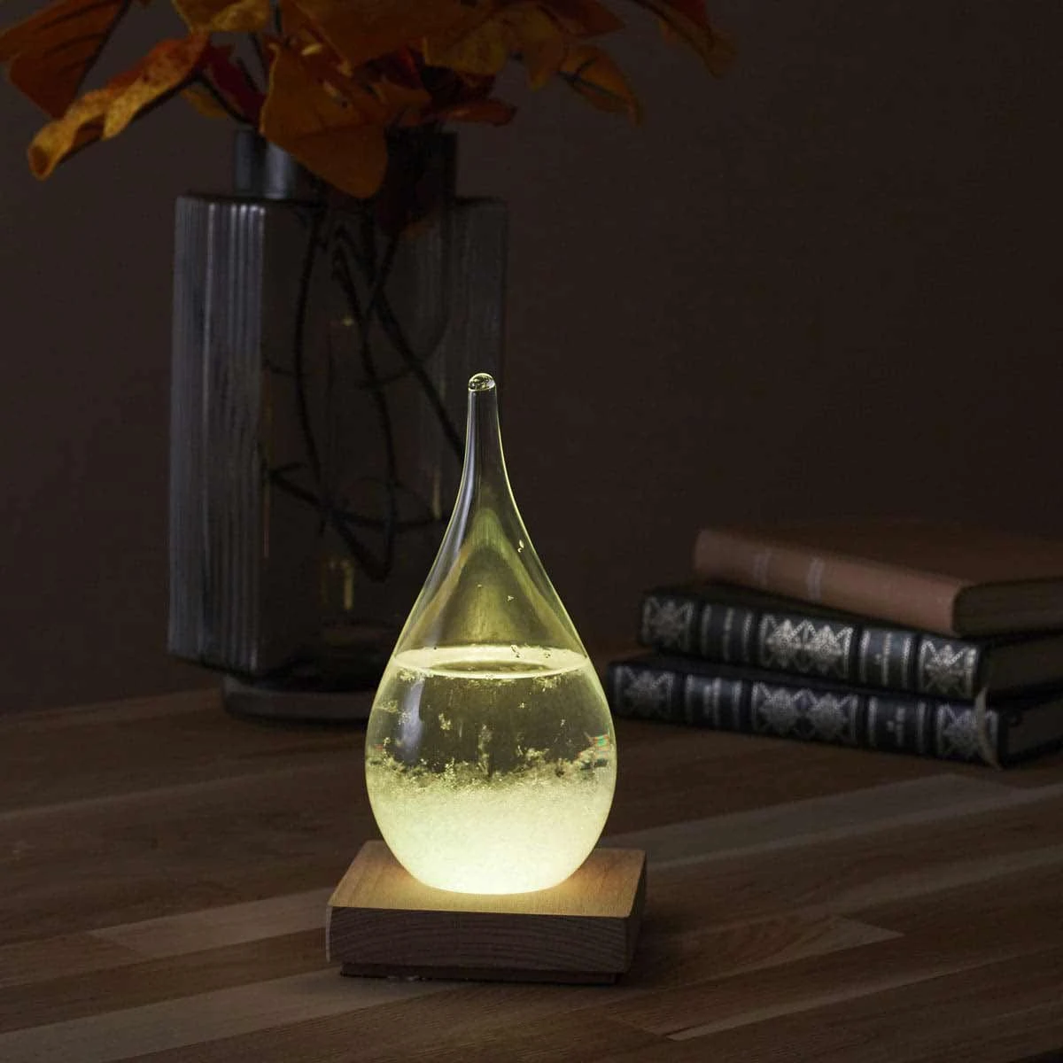 Thermomètre Tempête Lumineux En Forme De Goutte LED