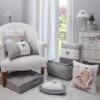 Coussin De Sol Charmelia Gris En Coton 45 X 45 X 10 Cm