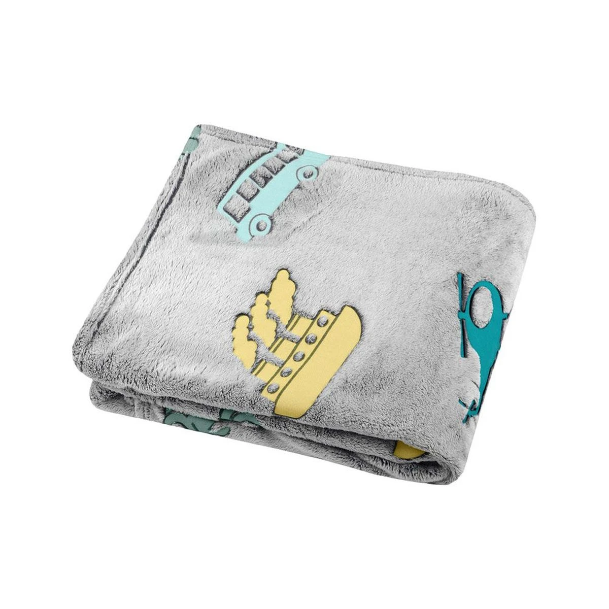 Plaid Phosphorescent Voyage Polaire Doudou 130 X 160 Cm – Image 2