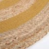 Tapis Maori Ethnique Rond En Jute Naturelle 90 Cm