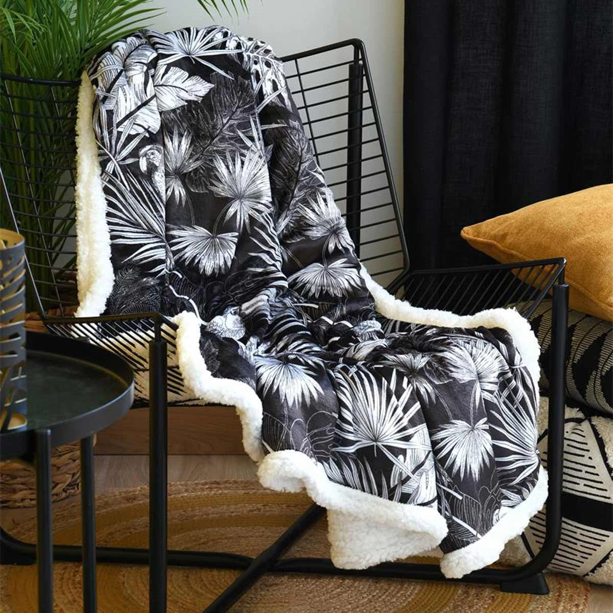 Plaid Alaia Anthracite 130 X 160 Cm