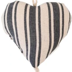 2 Cœurs Décoratifs En Coton à Suspendre 10 Cm - Bonnie