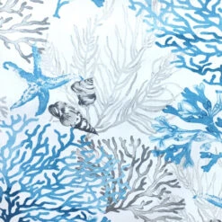 Nappe Enduite Quiberon Bleu 150 X 150 Cm