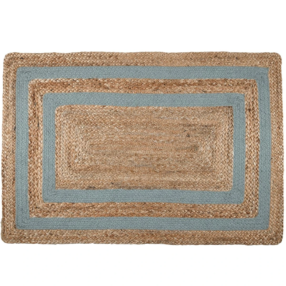 Tapis Ethnique 60 X 90 Cm En Jute - Sauge – Image 3