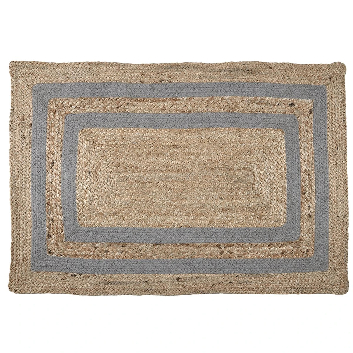 Tapis Ethnique 60 X 90 Cm En Jute - Naturel – Image 3