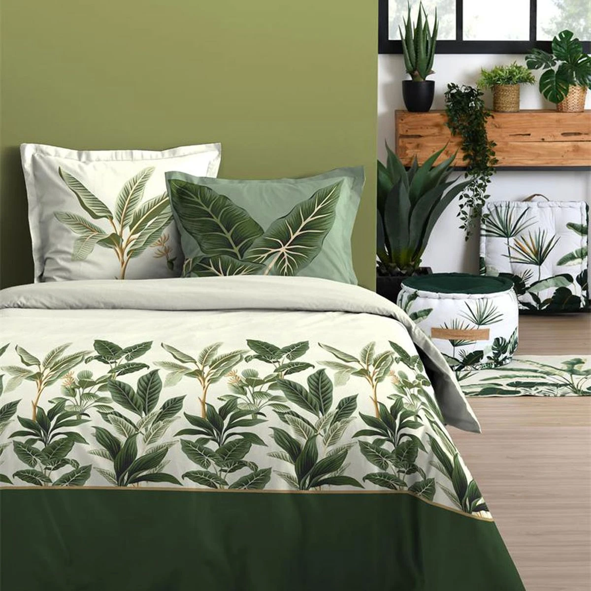 Coussin De Sol En Coton 44 X 44 X 9 Cm - Topiary – Image 3