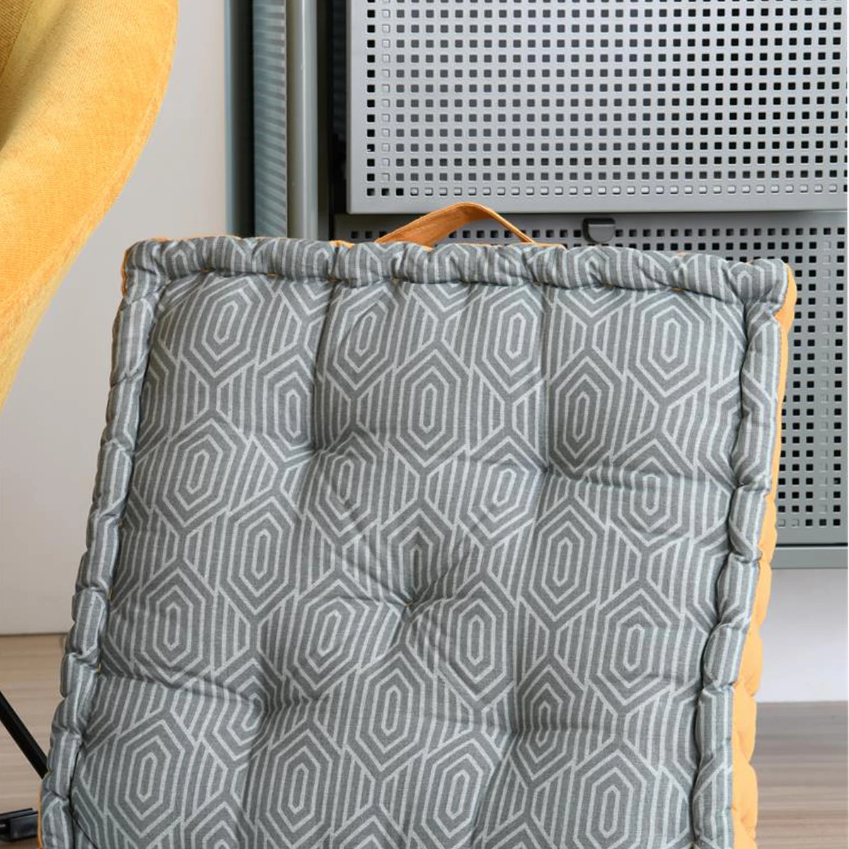 Coussin De Sol En Coton 43 X 43 X 9 Cm - Houston – Image 2