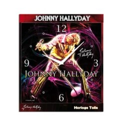 Horloge Canvas Johnny Hallyday Gold