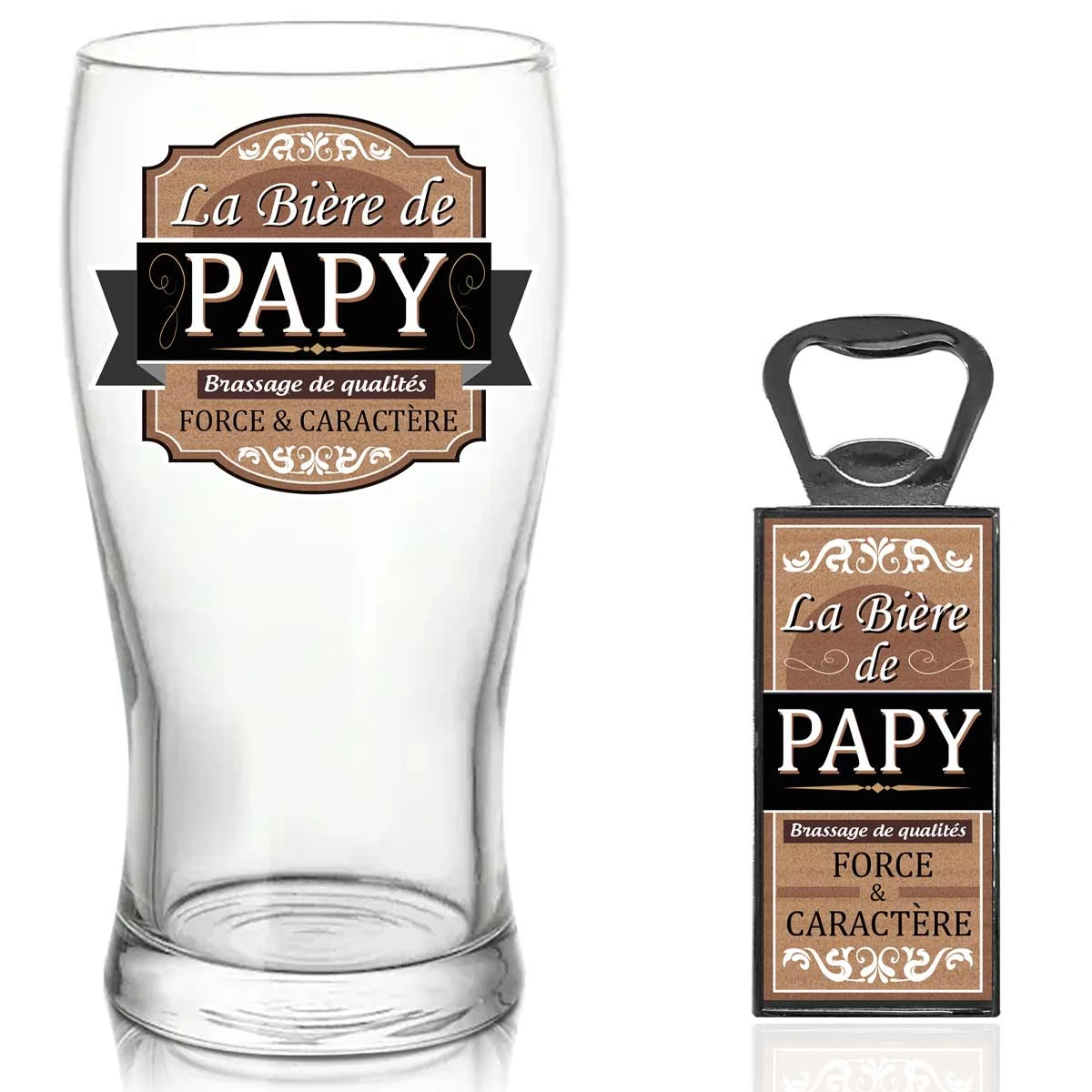 Verre à Bière Et Décapsuleur - Papy – Image 3