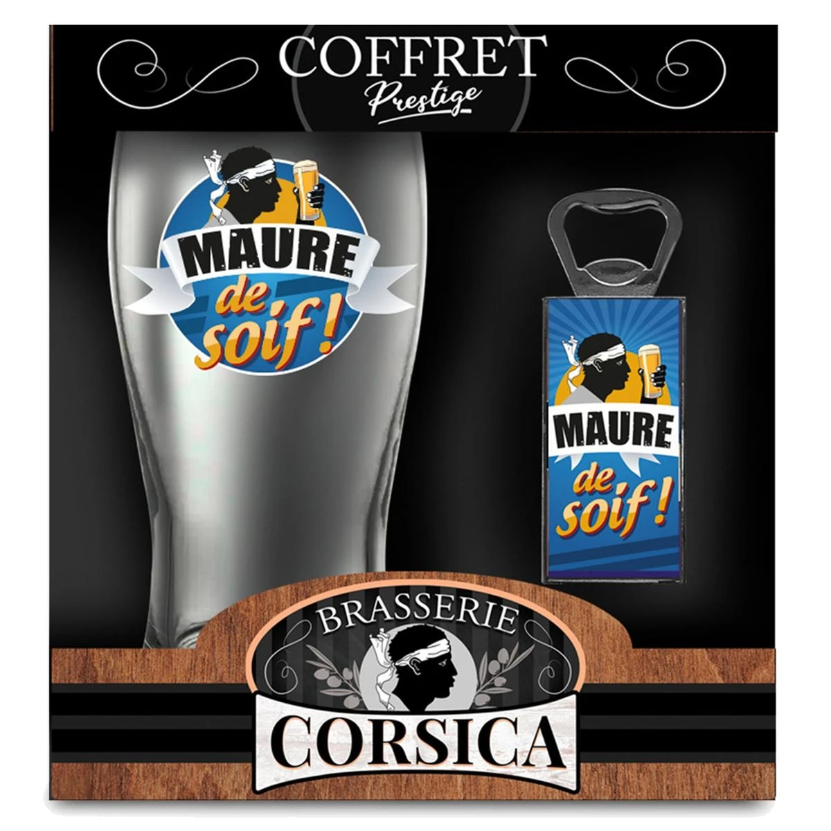 Verre à Bière Et Décapsuleur - Corse - Maure De Soif – Image 2
