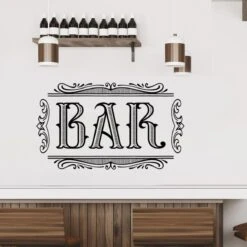 Sticker Mural Décoratif BAR