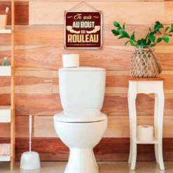 Plaque Décorative Au Bout Du Rouleau 20 Cm