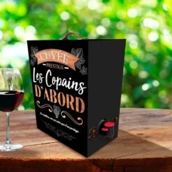 Porte Cubi En Bois - Les Copains D''abord - 3 Litres