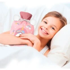 Bouillotte Rose Jolie Licorne