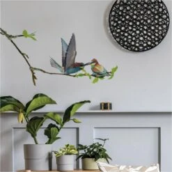 Sticker Mural Décoratif - Branche Et Oiseaux