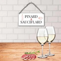 Plaque Décorative Relief En Métal - PINARD ET SAUCIFLARD