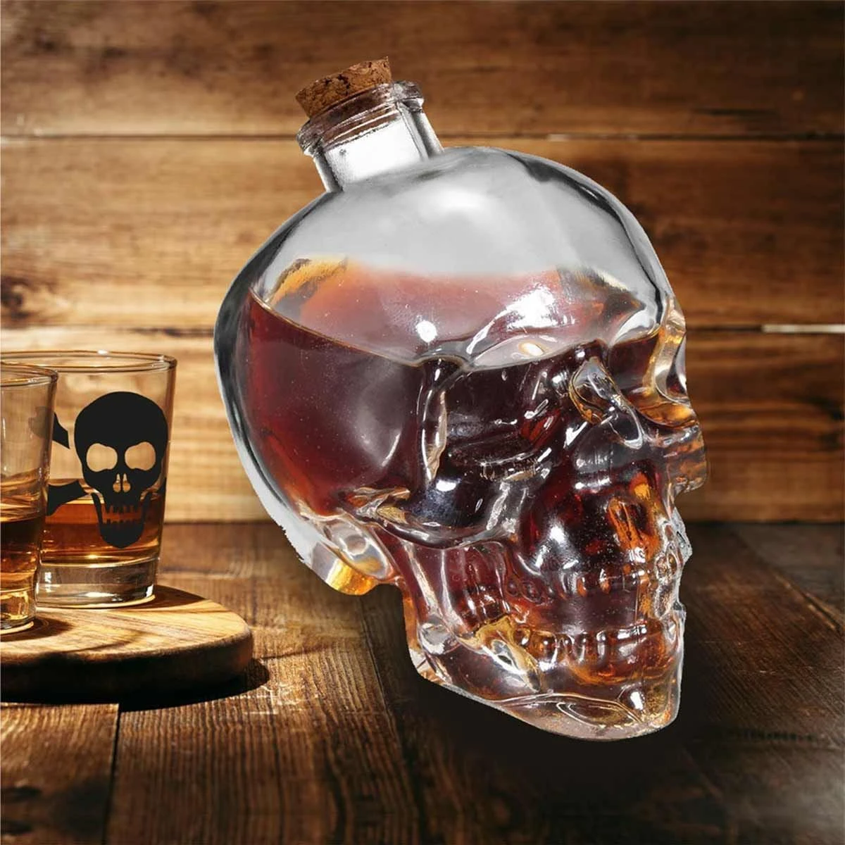 Coffret Cadeau Skull - Bouteille Et 4 Shooters
