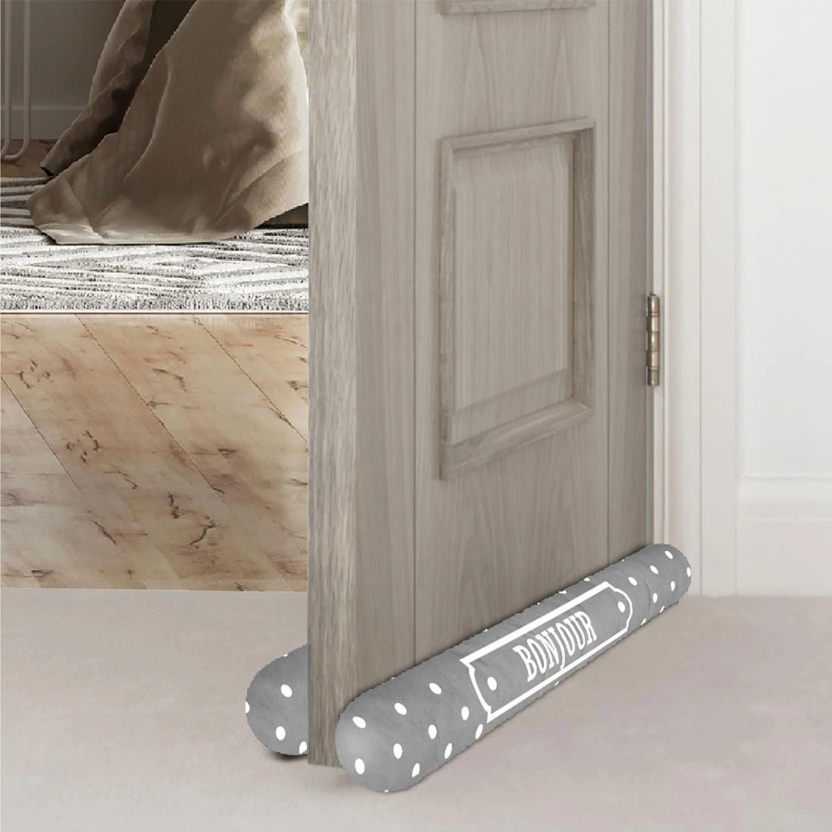 Double Coussin De Porte Bonjour Et Au Revoir