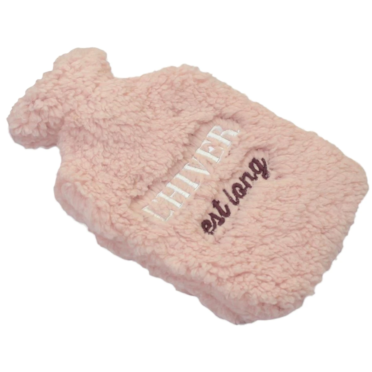 Bouillotte Fourrure L'hiver Est Long - Rose – Image 2