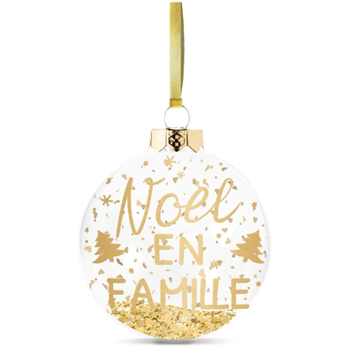 Boule De Noël - Ornement De Sapin Noël En Famille - 7 Cm – Image 3