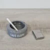Cendrier En Céramique Gris - Café Clope