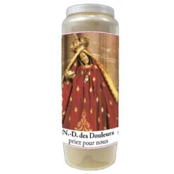 Bougie De Neuvaine à Notre Dame Des Douleurs