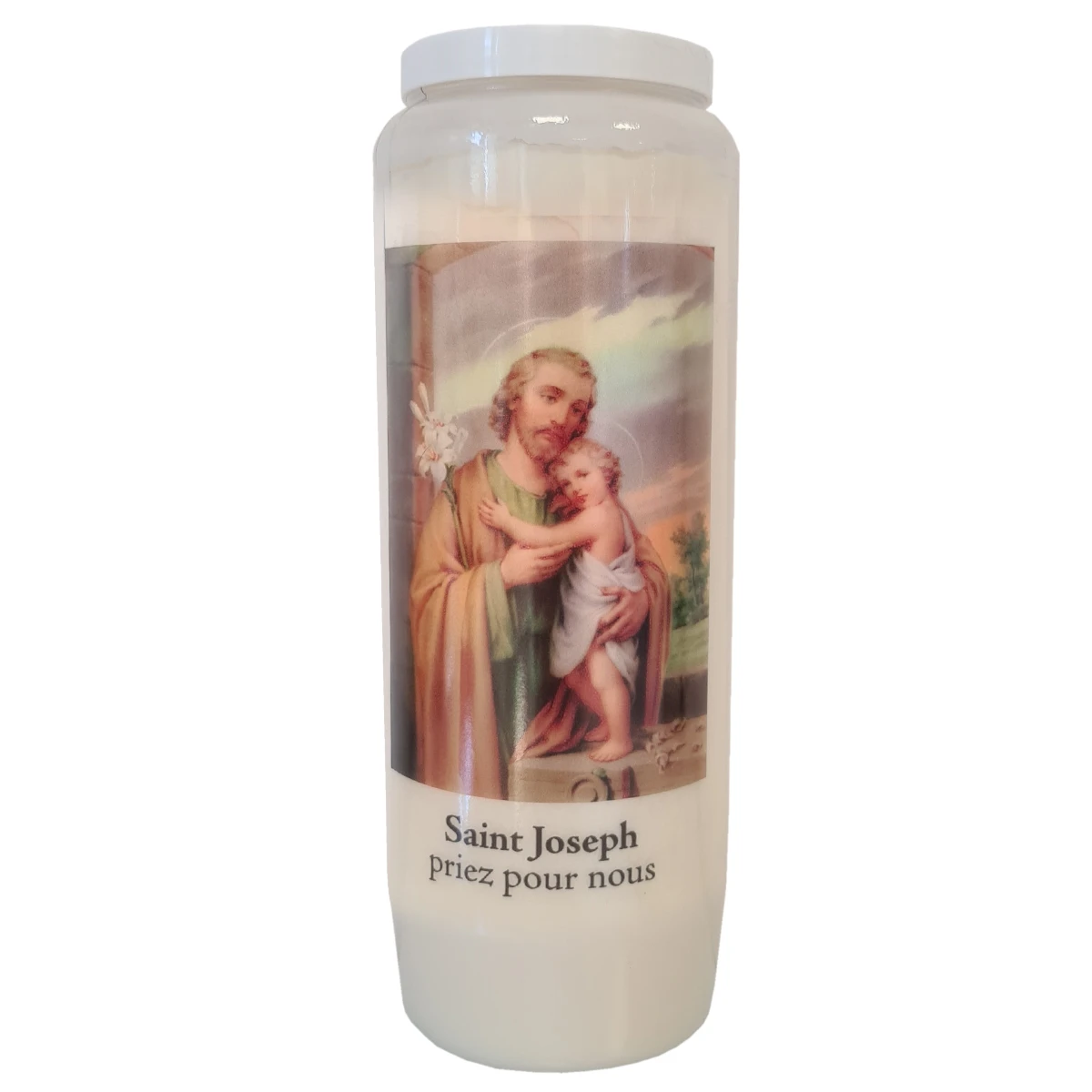 Bougie De Neuvaine à Saint Joseph Pour La Famille – Image 2