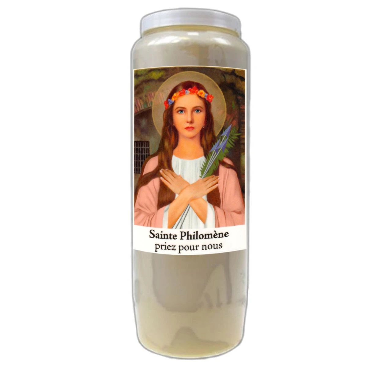 Bougie De Neuvaine à Sainte Philomène