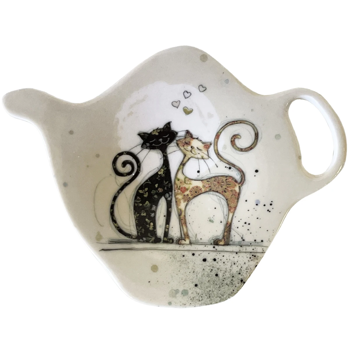 Repose Sachet De Thé En Mélamine - Chats Amoureux – Image 2