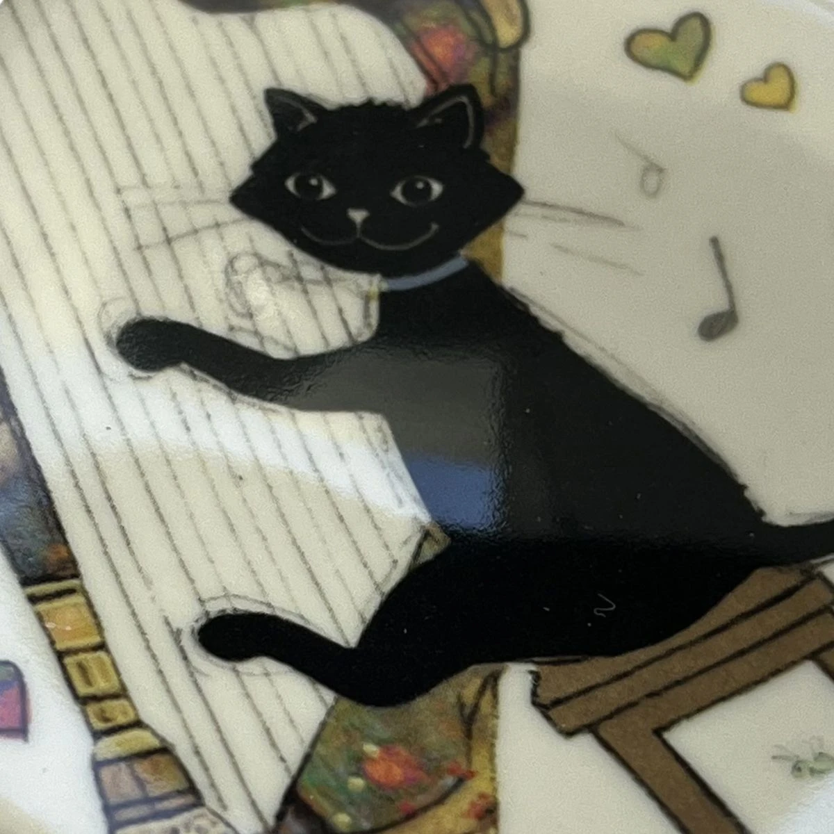 Repose Sachet De Thé En Mélamine - Chat Harpe