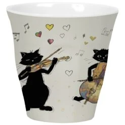 Gobelet Les Chats Musiciens AMYS BUG ART