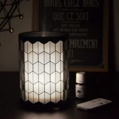 Diffuseur Ultrasonique - Verone - Noir Avec Télécommande