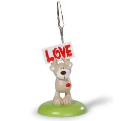 Porte Photo Mémo Clip Ourson Beige Love Collection Nici